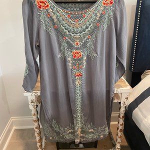 Johnny Was Silk Blouse